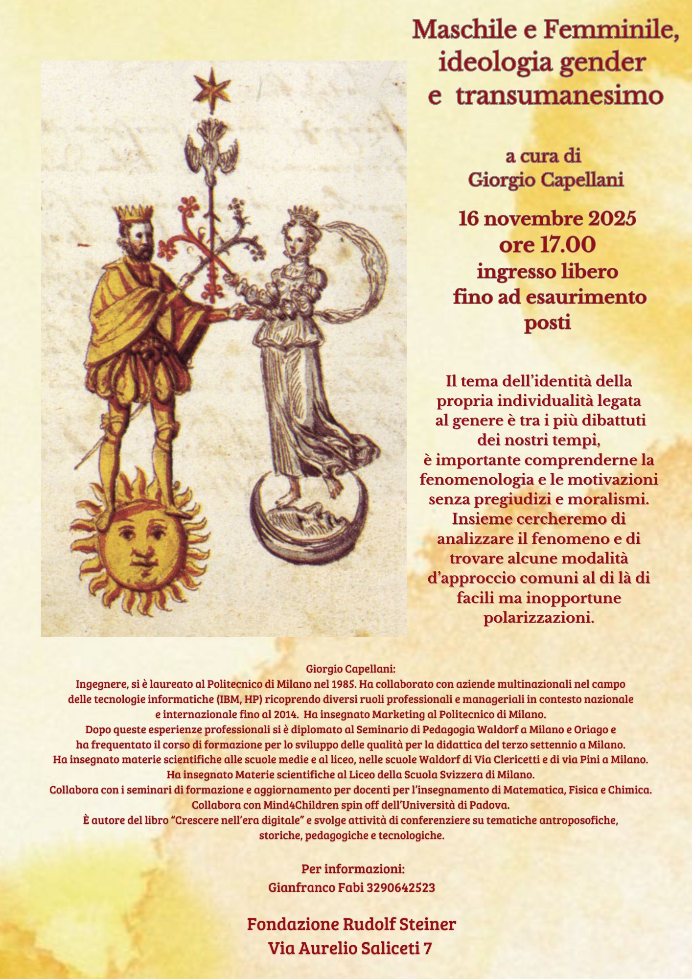 Maschile e femminile, ideologia gender e transumanesimo